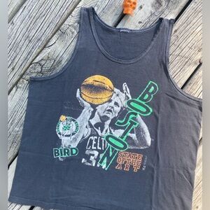 90s Larry Bird Boston Celtics tank top sz L